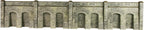 Metcalfe Card Construction Kits & Materials OO/HO Scale Retaining Wall In Stone Style - PO245