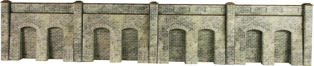Metcalfe Card Construction Kits & Materials OO/HO Scale Retaining Wall In Stone Style - PO245