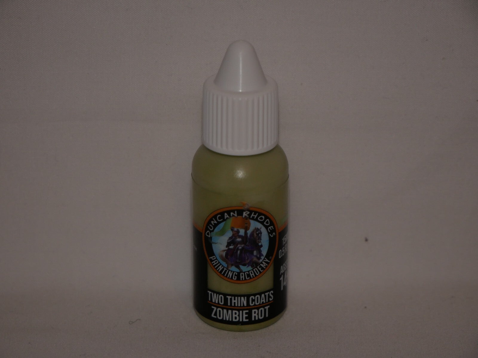 Duncan Rhodes Painting Academy Two Thin Coats Range Zombie Rot 15ml Bottle 10137