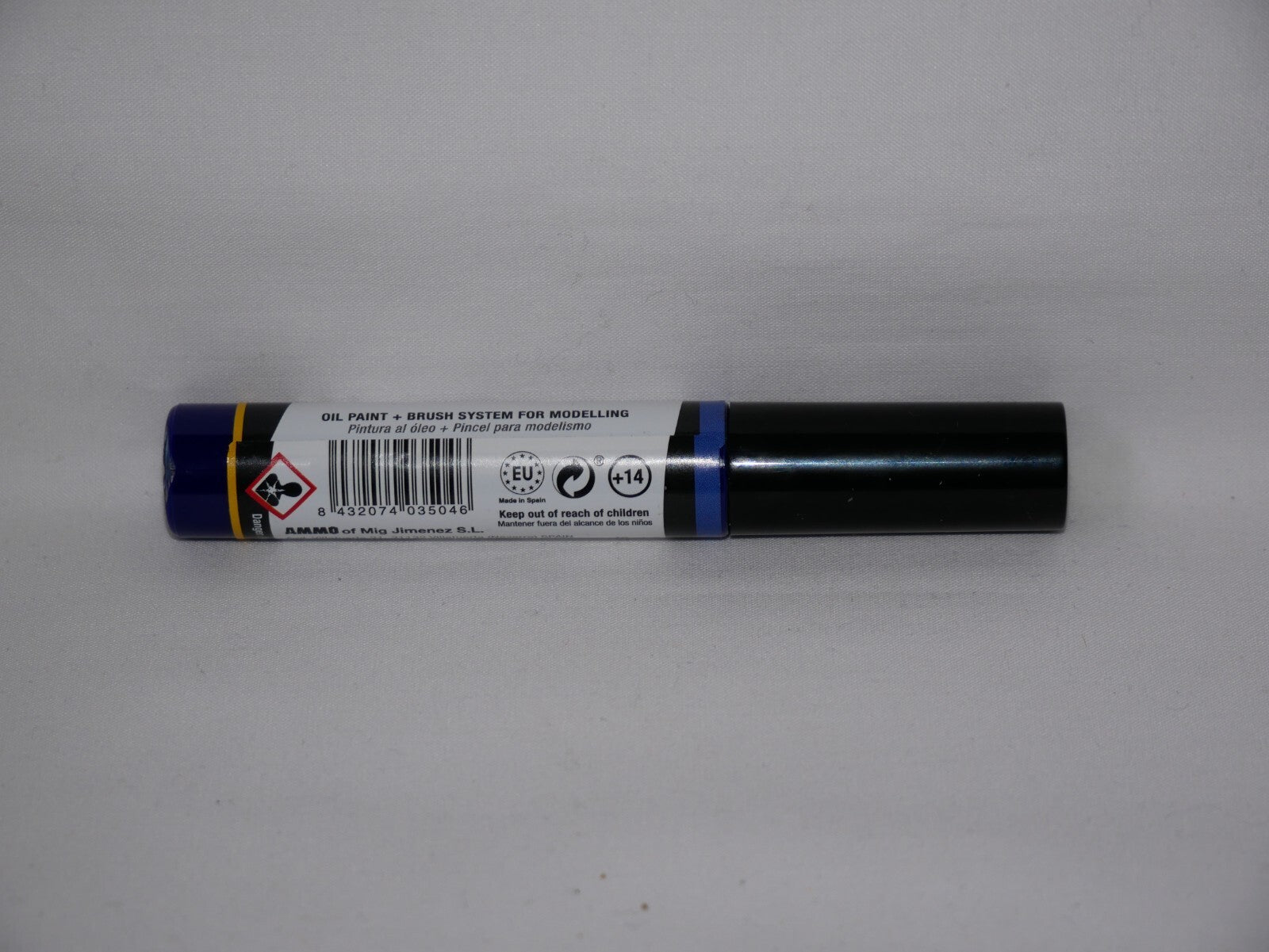 Ammo By Mig Jimenez Dark Blue Oilbrusher With Fine Brush Applicator - A.MIG-3504