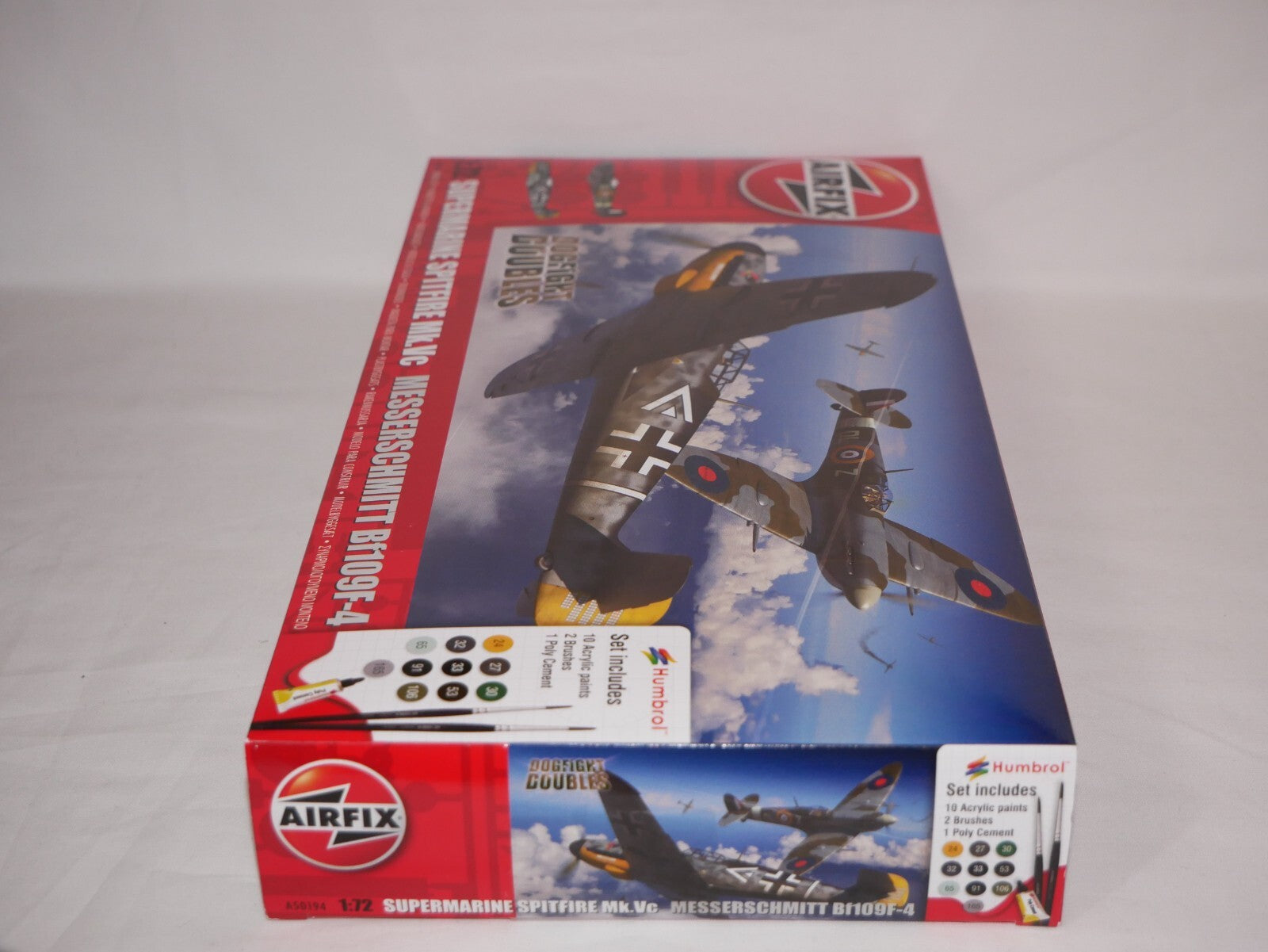 Airfix 1:72 Scale Dogfight Doubles Spitfire Mk.c & Messerschmitt Bf109F-4 A50194