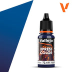 Vallejo Xpress Color Acrylics Mystic Blue 18ml/0.6 fl oz Dropper Bottle - 72.411