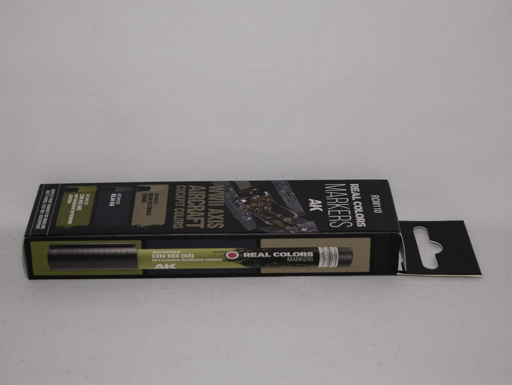 AK Interactive Real Color Markers WWII Axis Aircraft Cockpit Colors 3pcs RCM110