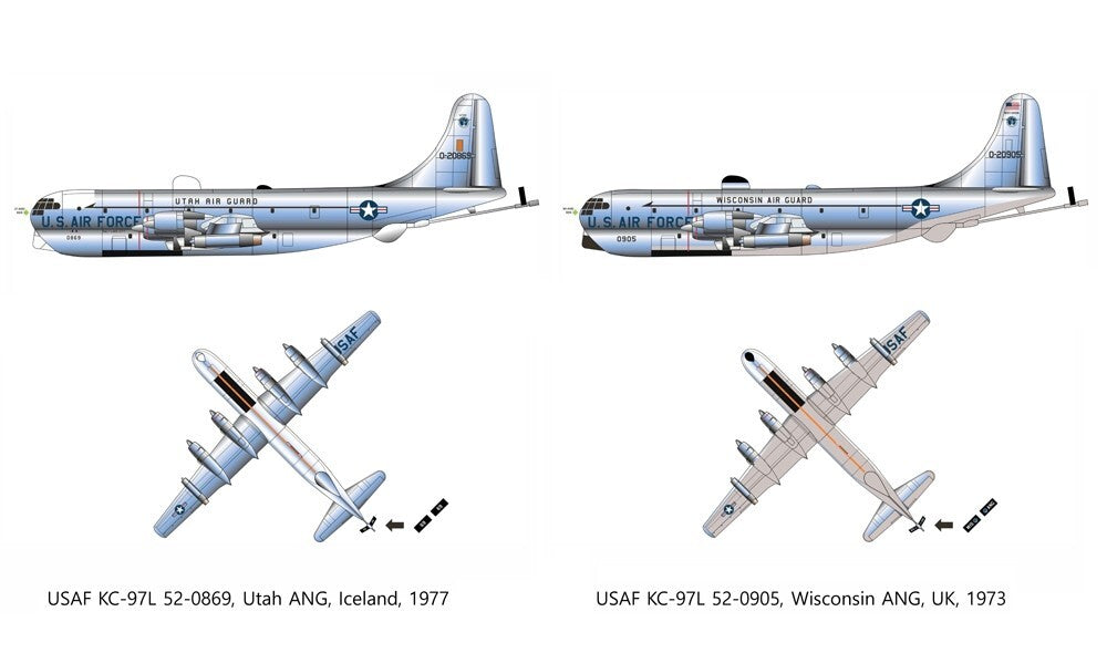 Academy Model Kits 1:144 USAF Boeing KC-97L Stratofreighter Skill Level 4 - 12640