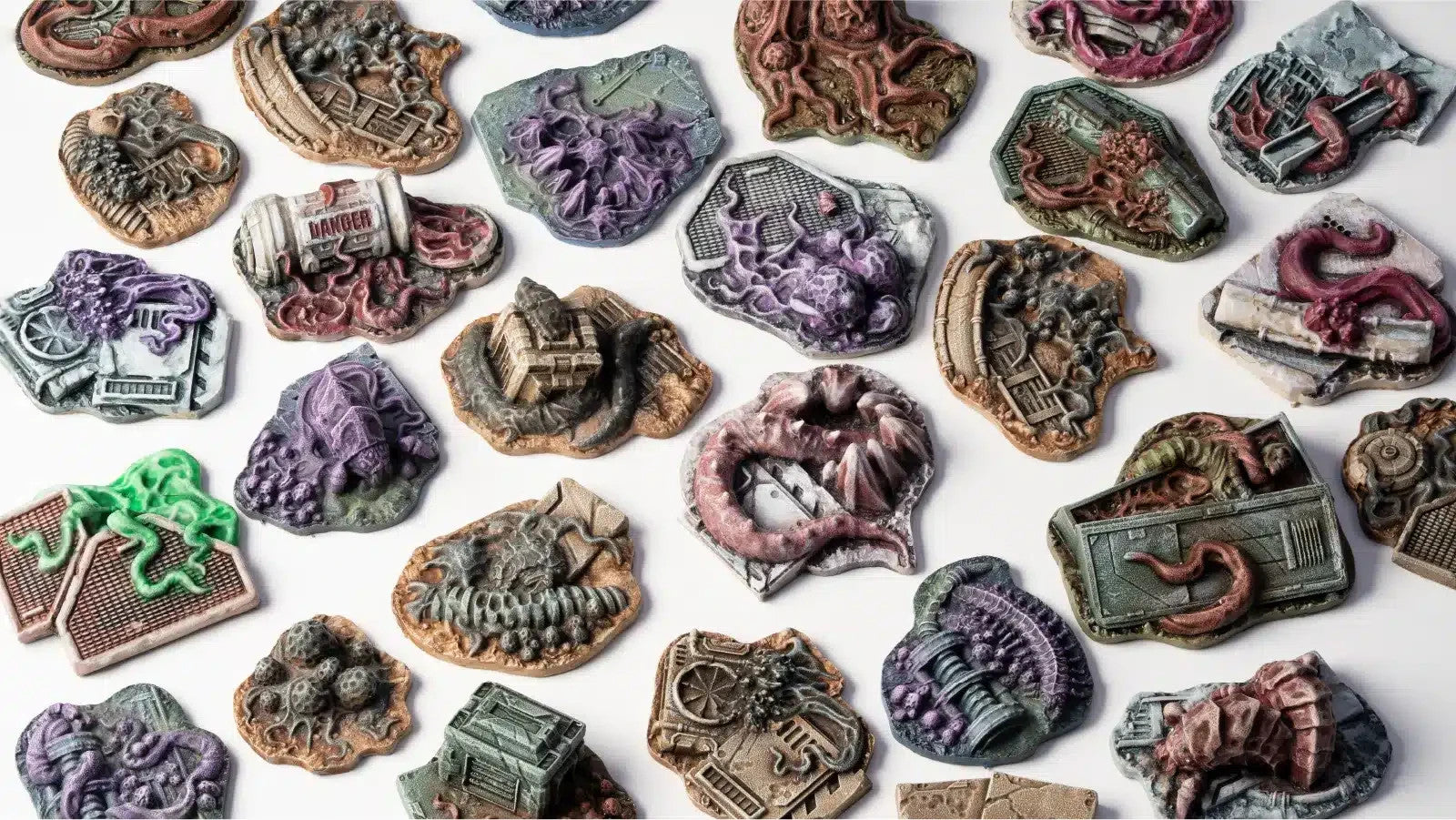 Gamers Grass Basing Bits Alien Infestation For Wargaming Miniature Bases GGBB-AI