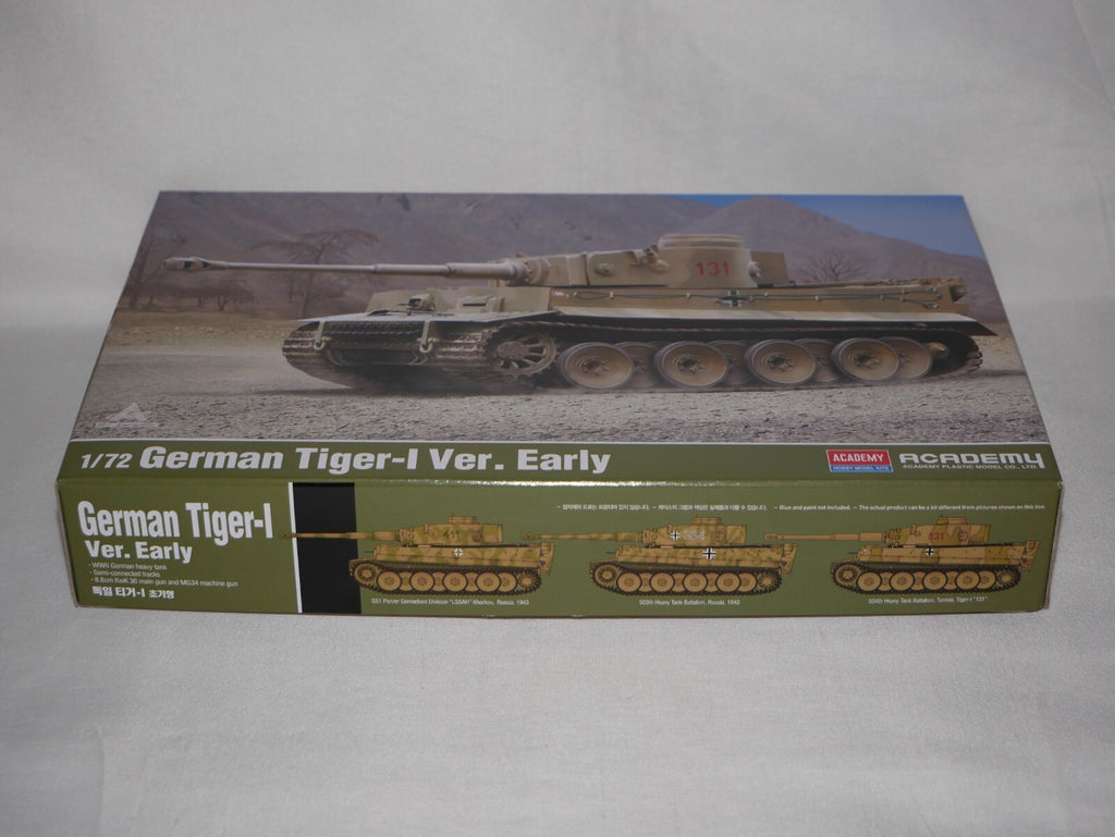 Academy Hobby Model Kits 1:72 Scale German Tiger I Early Version Red 131 - 13422