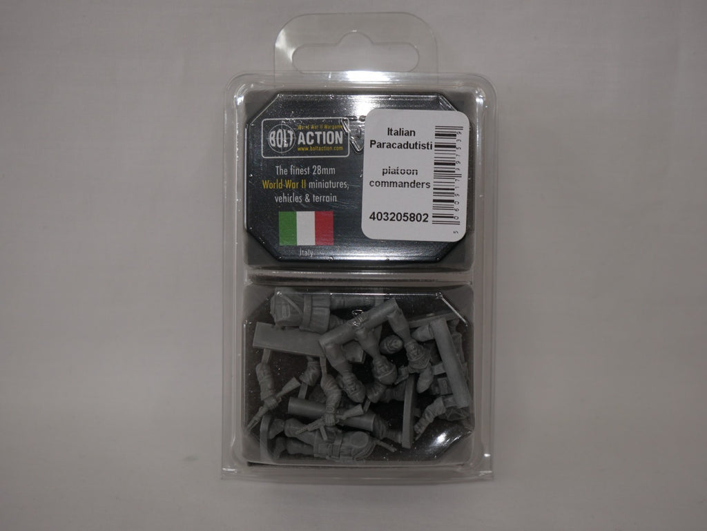 Bolt Action 1:56 Scale WWII Italian Paracadutisti Platoon Commanders - 403205802