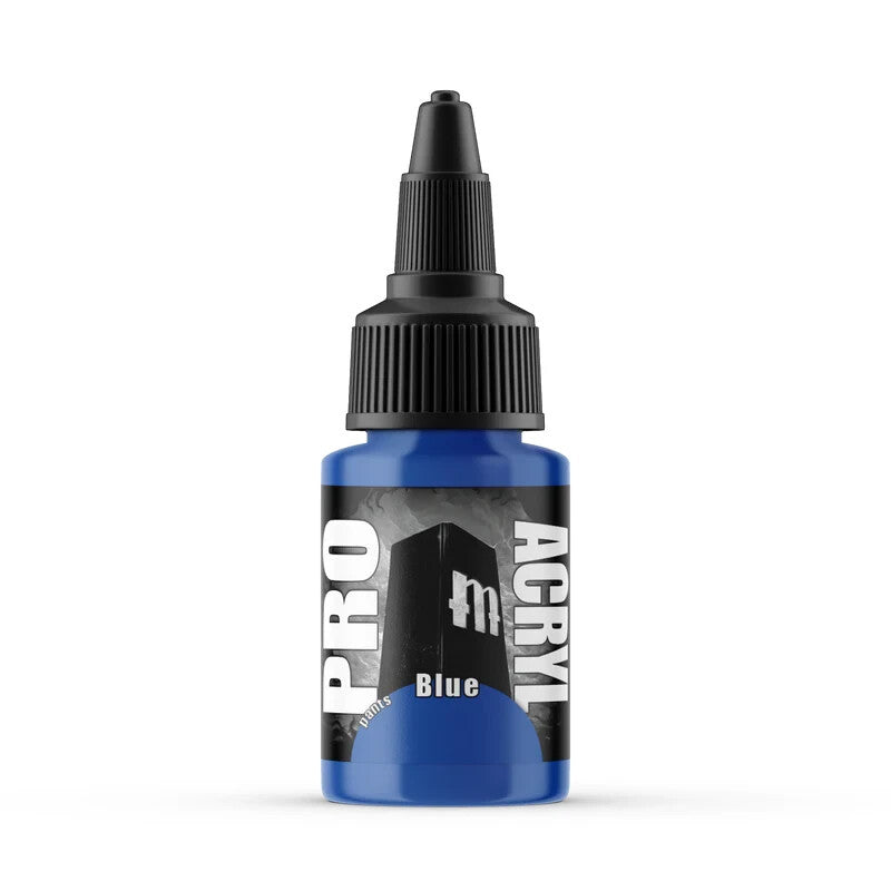 Monument Hobbies Pro Acryl Acrylic Paint Range Blue 22ml Twist Bottle - MPA-005