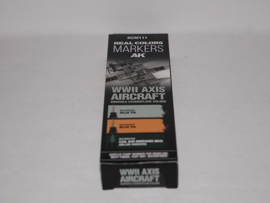 AK Interactive Real Color Markers WWII Axis Aircraft Squiggle Camo Colors RCM111