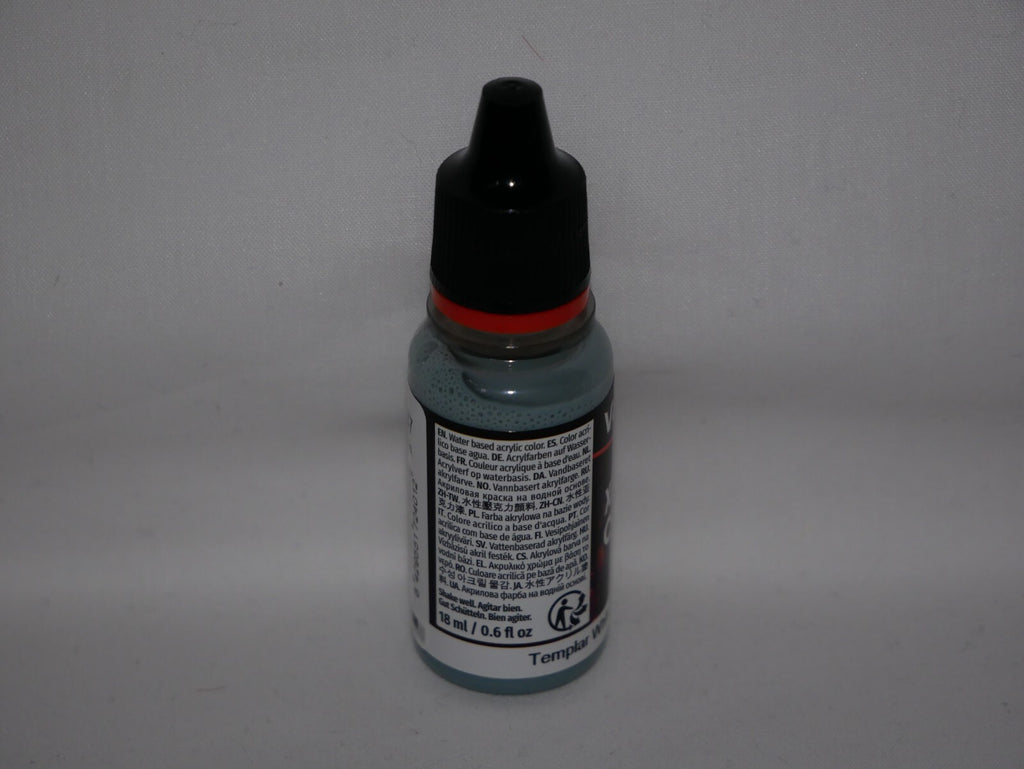 Vallejo Xpress Color Acrylics Templar White 18ml/0.6 fl oz Dropper Bottle 72.401