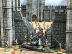 Renedra Ltd Generic Scenery & Bases 1/56th (28mm) Scale Breached Castle Wall