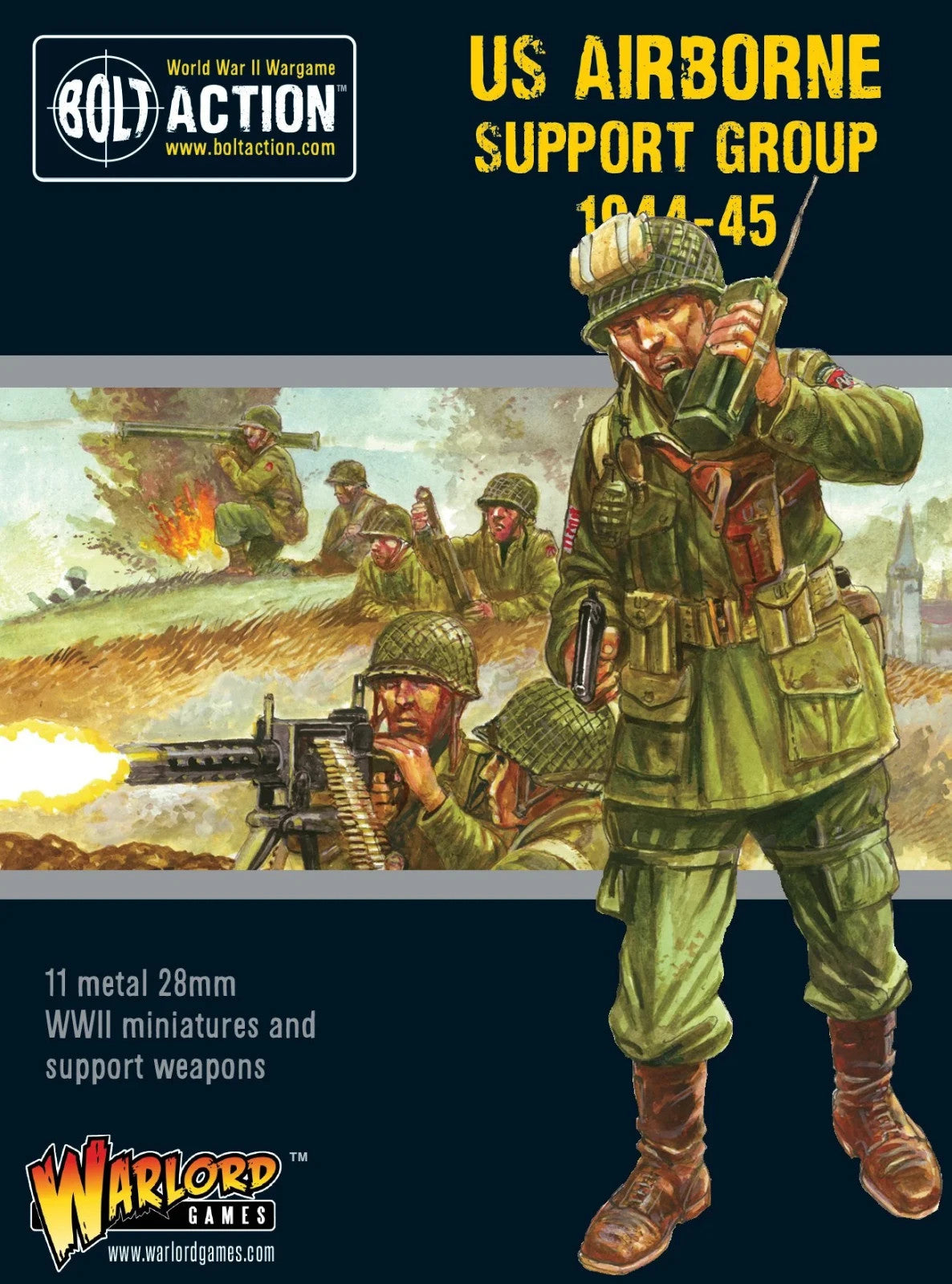 Warlord Games Bolt Action 1:56 US Airborne Support Group (1944-45) - 402213105