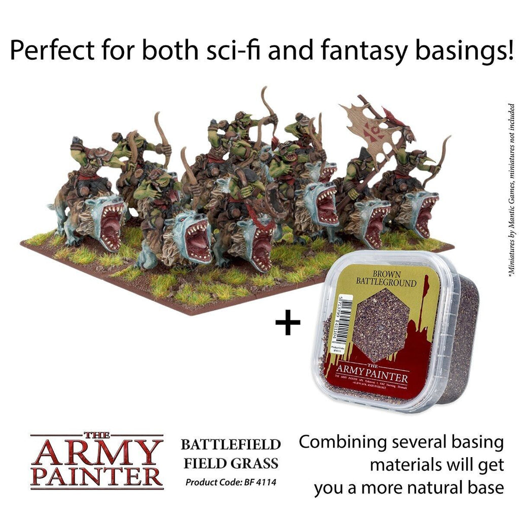 The Army Painter Battlefield Field Grass For Mini Gaming Bases 150ml Tub BF4114