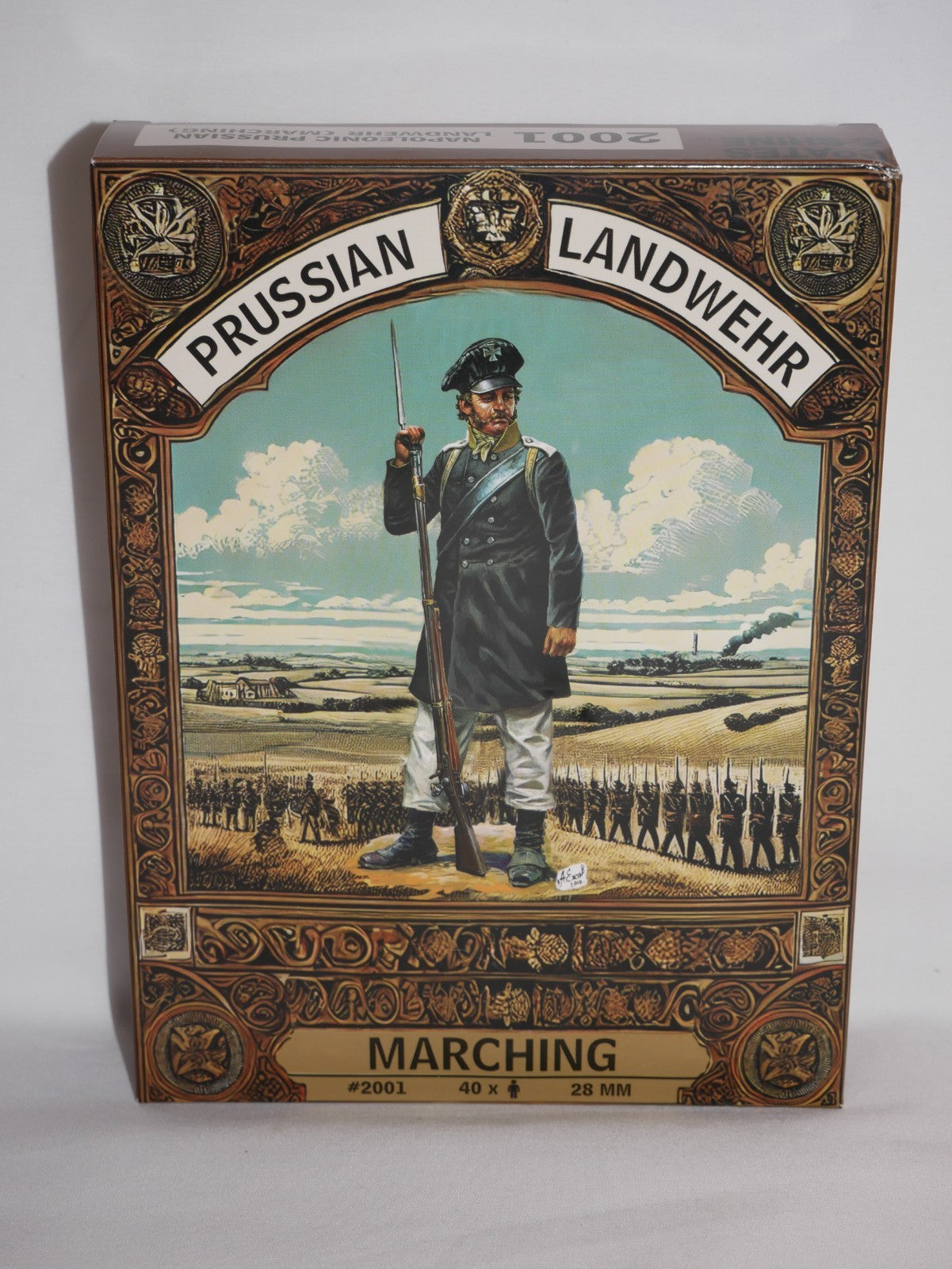 Hat Industrie 1:56 Scale Napoleonic Prussian Landwehr (Marching) Figures - 2001