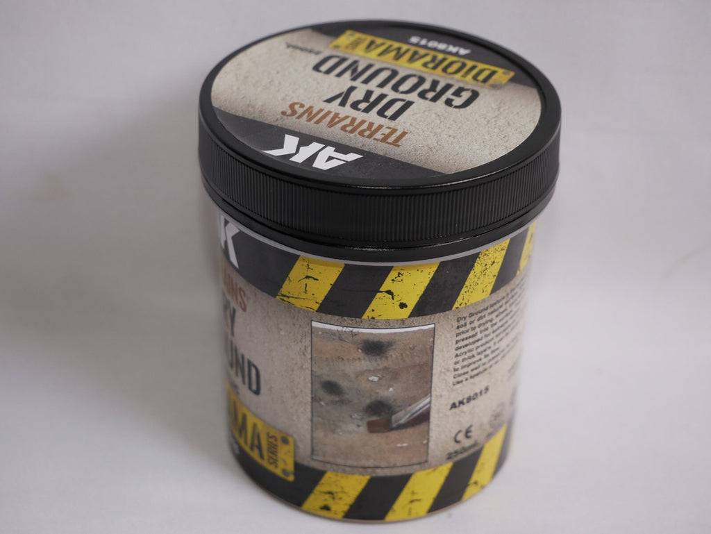 AK Interactive Diorama Terrains Series Dry Ground Acrylic Texture 250ml - AK8015