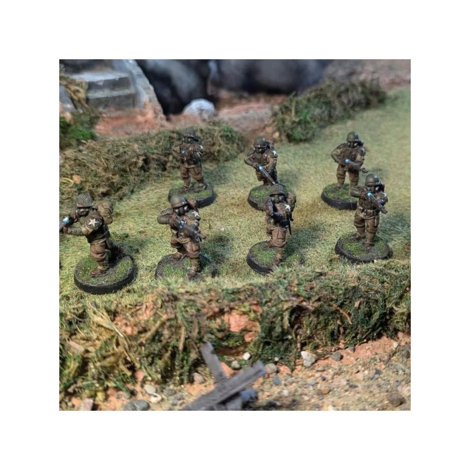 Wargames Atlantic Marcher Empires At War United States G.I. Infantry - MUSA001P