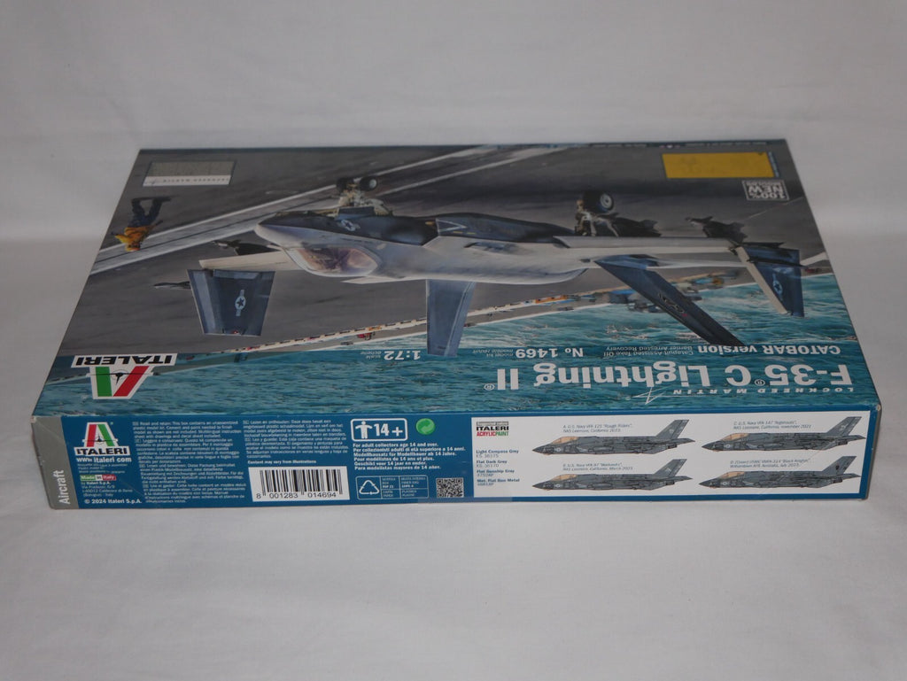 Italeri 1:72 Scale Lockheed Martin F-35C Lightning II ''CATOBAR Version'' - 1469