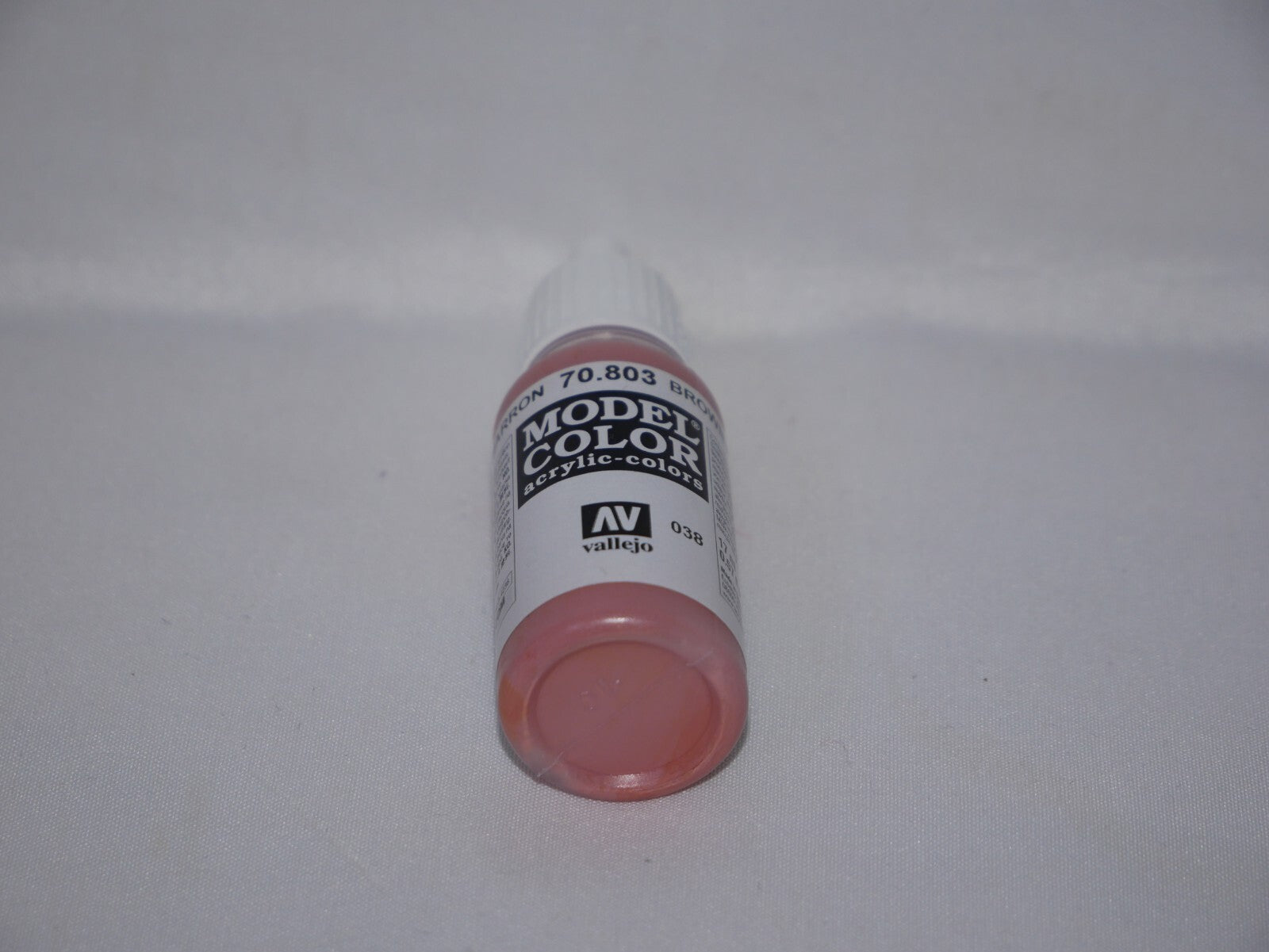 Vallejo Model Color Brown Rose Acrylic 17ml/0.57 fl oz Dropper Bottle - 70.803