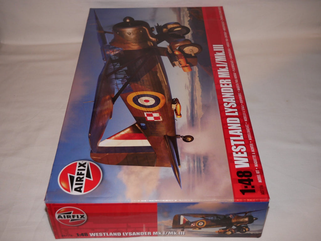 Airfix 1:48 Scale Westland Lysander Mk.I/Mk.III Model Kit Skill Level 3 - A07116