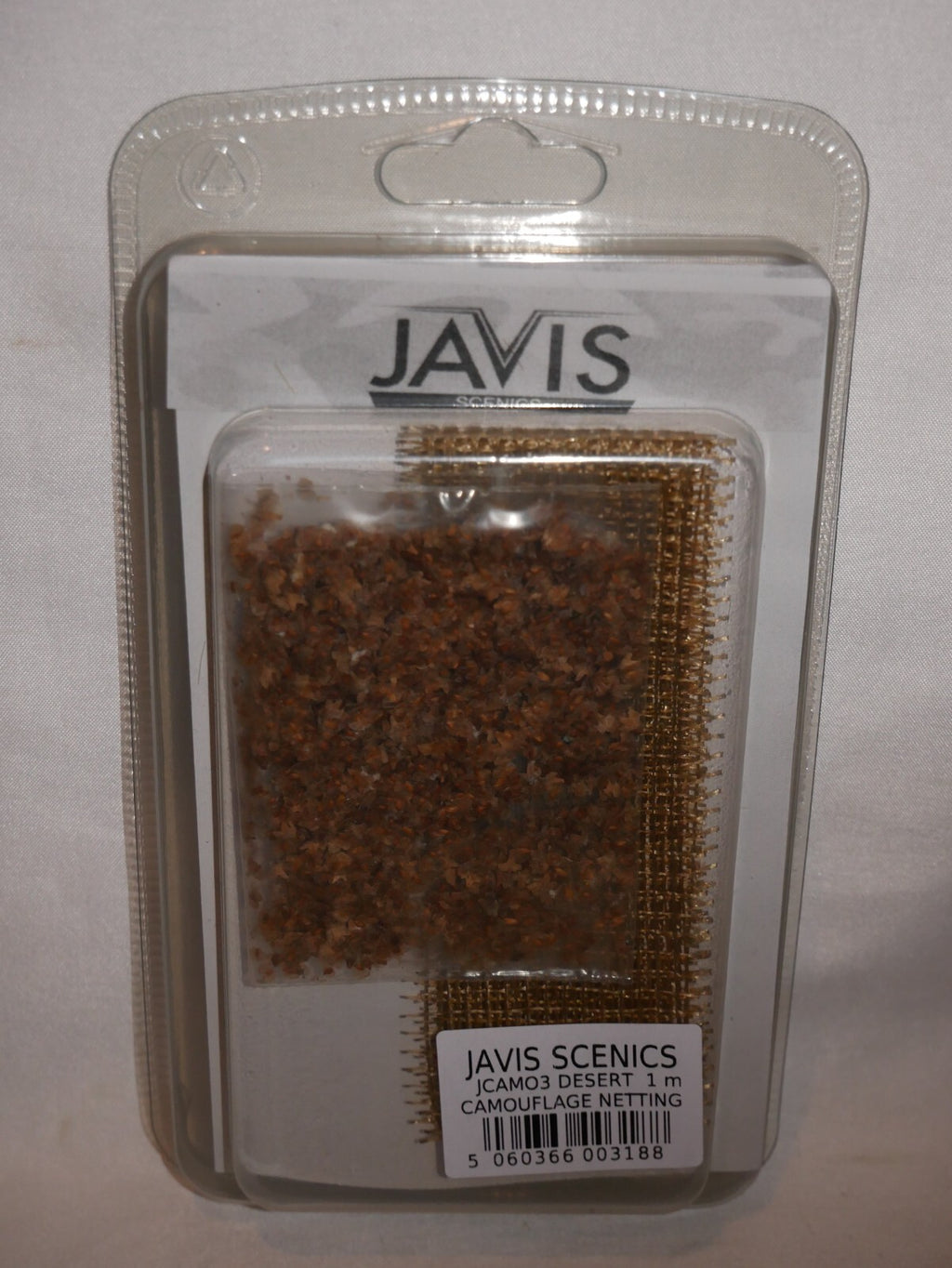 Javis "Countryside" Scenics Camoflage Desert Netting + Leaves (1M) JCAMO3