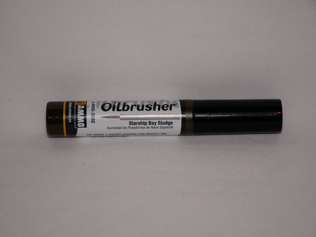 Ammo By Mig Jimenez Starship Bay Sludge Oilbrusher Brush Applicator - A.MIG-3532