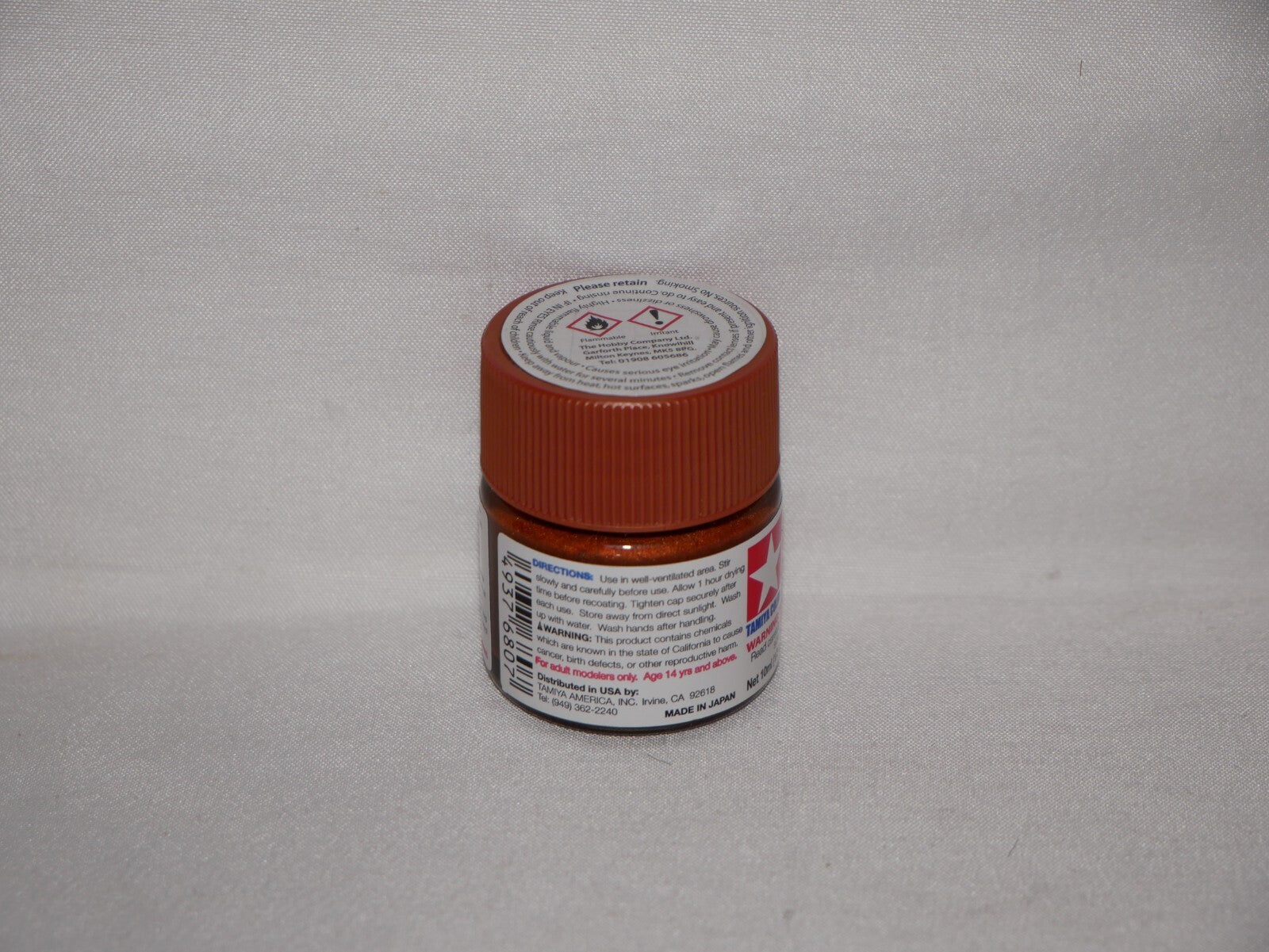 Tamiya Color Acrylic Model Paint Mini X-34 Metallic Brown 10ml Glass Jar - 81534
