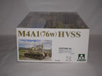 Takom 1:35 Scale WWII US Sherman M4A1 (76W) HVSS Medium Tank Model Kit - 2205