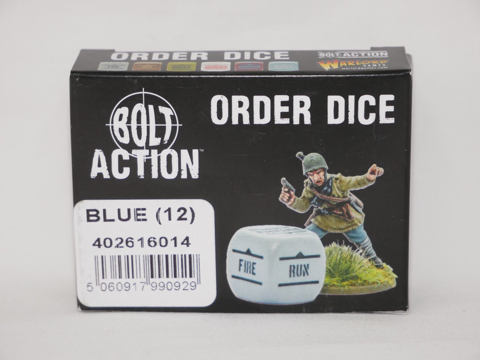 Warlord Games Bolt Action 1:56 Scale 12x Blue Coloured Order Dice - (402616014)
