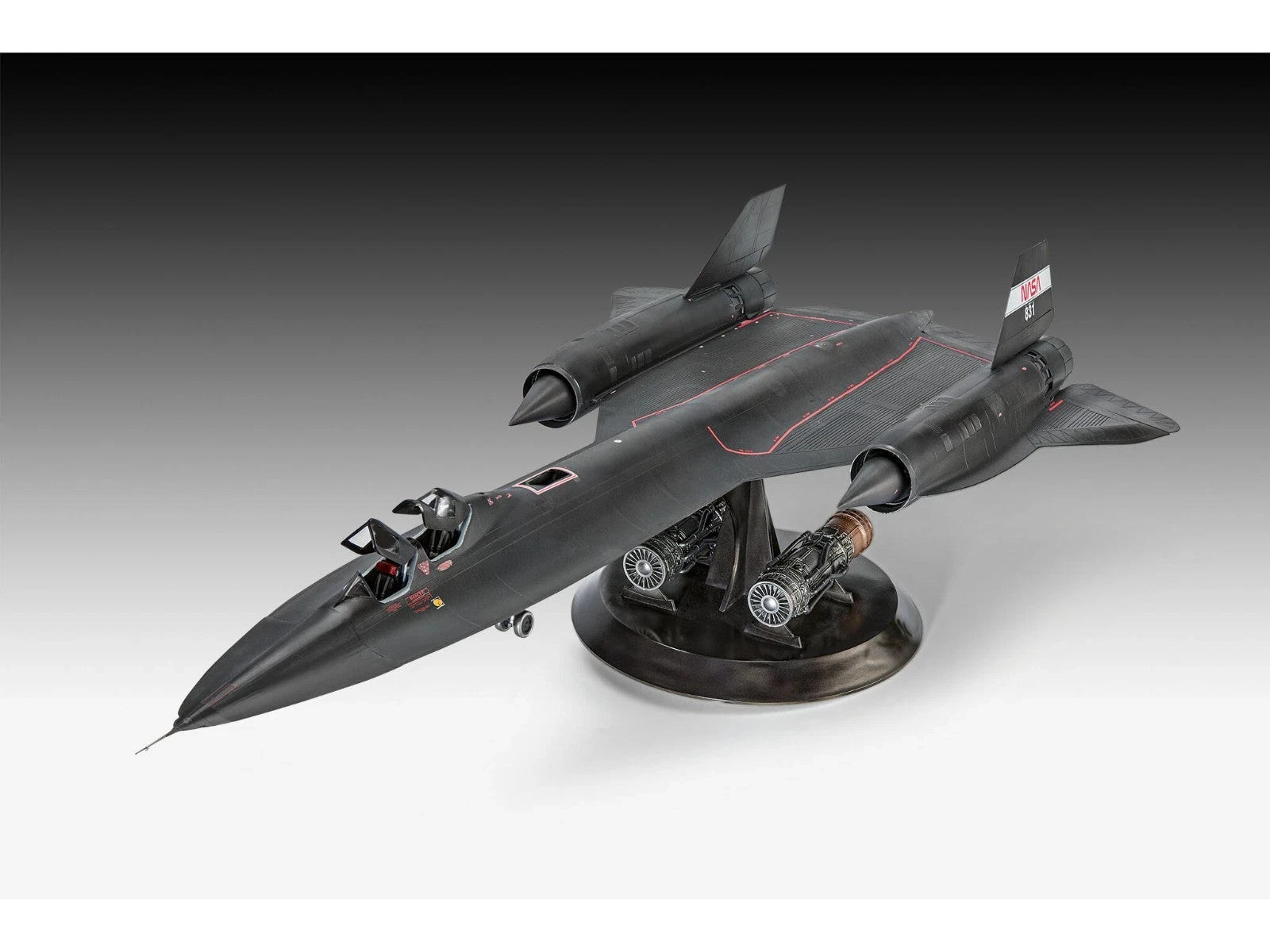 Revell 1:48 Scale Lockheed SR-71B Blackbird Training Version Skill Level 5 03751