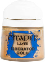 Citadel Colour Layer Liberator Gold Metallic Acrylic 12ml/0.40 fl oz Pot (22-73)