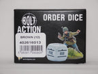 Warlord Games Bolt Action 1:56 Scale 12 Brown Coloured Order Dice - (402616013)
