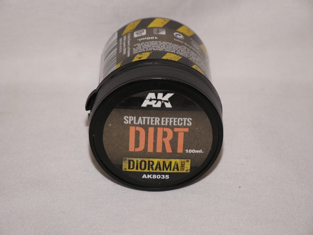 AK Interactive Diorama Series Dirt Splatter Effects Acrylic 100ml Tub - AK8035