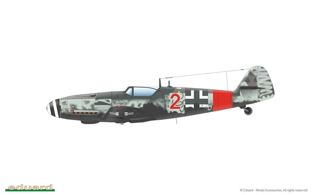 Eduard 1:48 Scale WWII Messerschmitt Bf 109G-6/AS Weekend Edition Kit - 84169