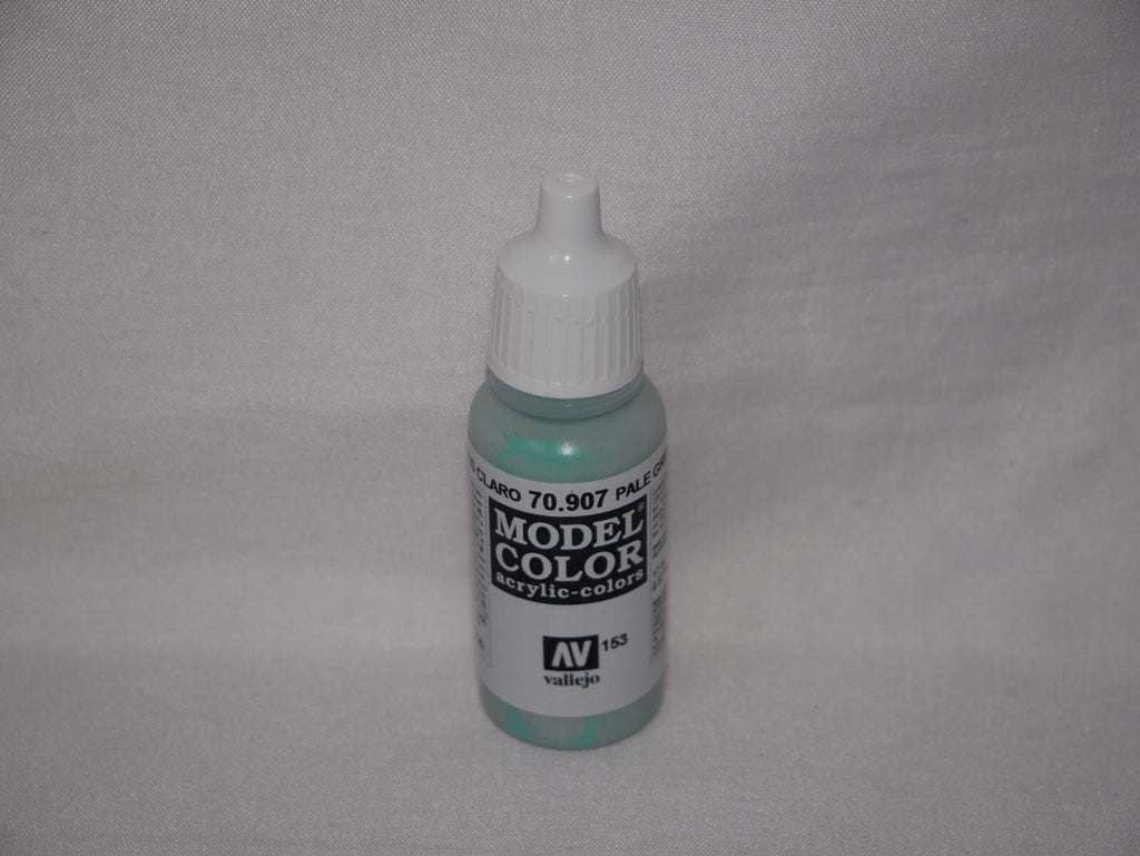 Vallejo Model Color Pale Grey Blue Acrylic 17ml/0.57 fl oz Dropper Bottle 70.907