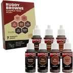 The Army Painter Warpaints Fanatic Flexible Triade Plus+ Ruddy Browns Set WP8089