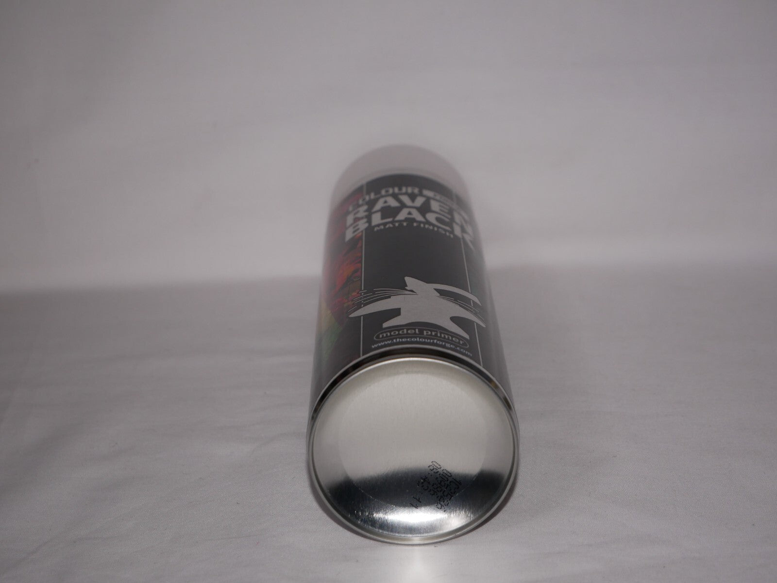 Colour Forge Raven Black Matt Finish Model Primer 500ml Aerosol Rattle Spray Can