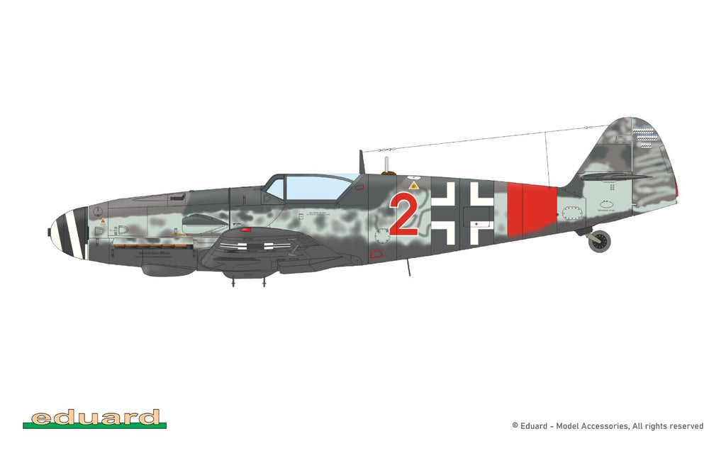 Eduard 1:72 Scale Gustav Pt.3 Dual Combo Limited Edition Model Kit Set - 2150