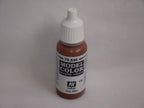 Vallejo Model Color Mahogany Brown Acrylic 17ml/0.57 fl oz Dropper Bottle 70.846