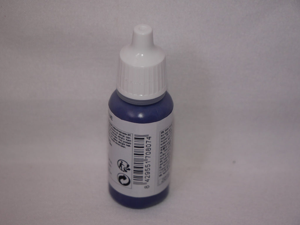Vallejo Model Color Oxford Blue Acrylic 17ml/0.57 fl oz Dropper Bottle - 70.807