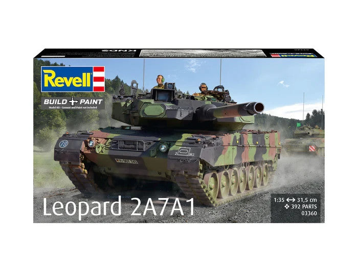 Revell 1:35 Scale Leopard 2A7A1 Main Battle Tank Model kit Skill Level 4 - 03360