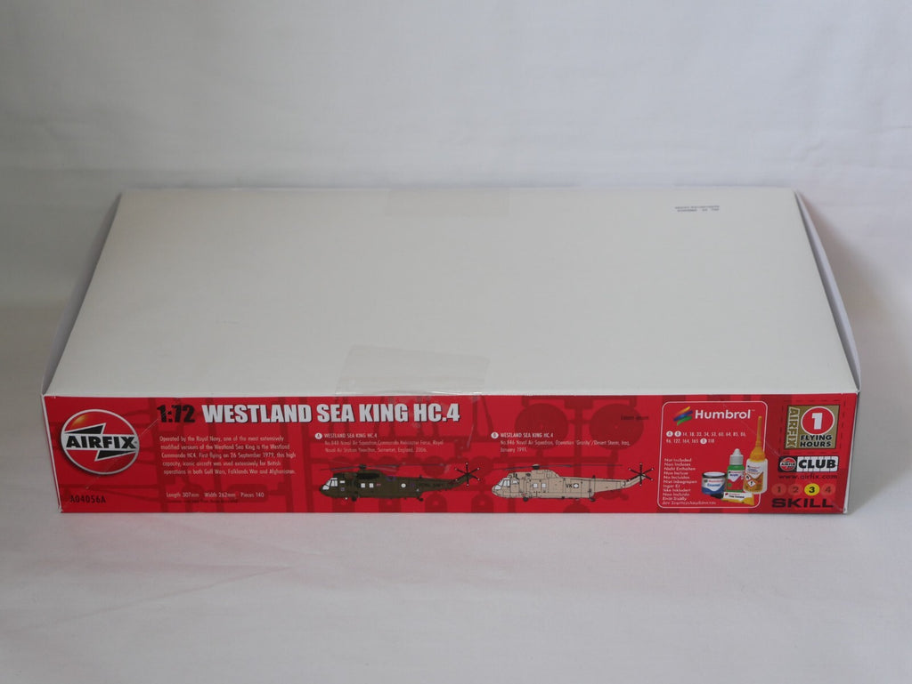 Airfix 1:72 Scale Westland Sea King HC.4 Helicopter Kit Skill Level 1 - A04056A