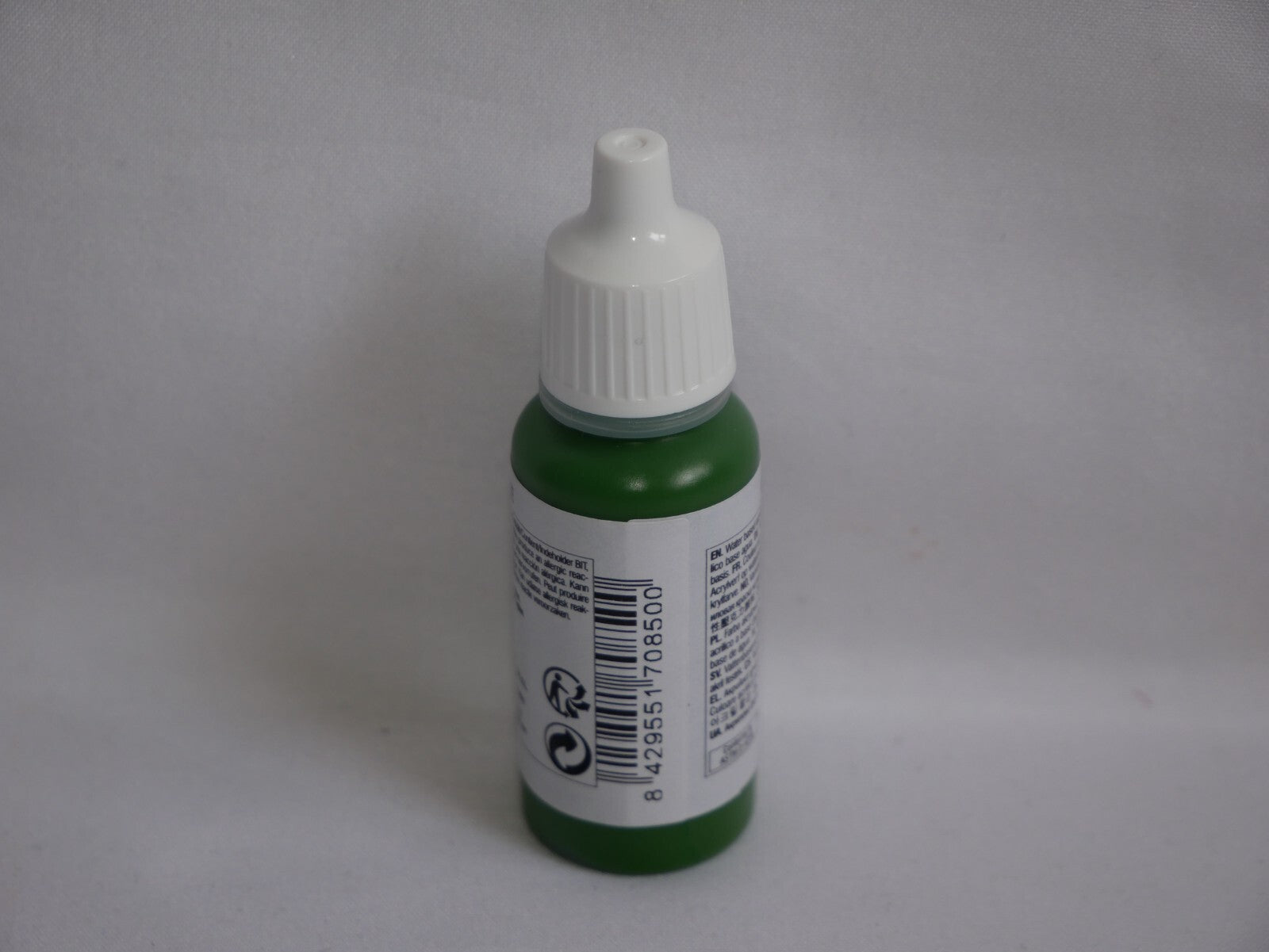 Vallejo Model Color Medium Olive Acrylic 17ml/0.57 fl oz Dropper Bottle - 70.850