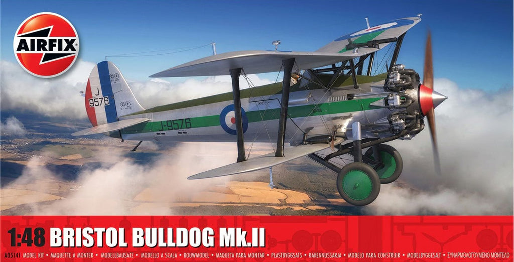 Airfix 1:48 Scale Bristol Bulldog Mk.II Model Plane Kit Skill Level 3 - A05141