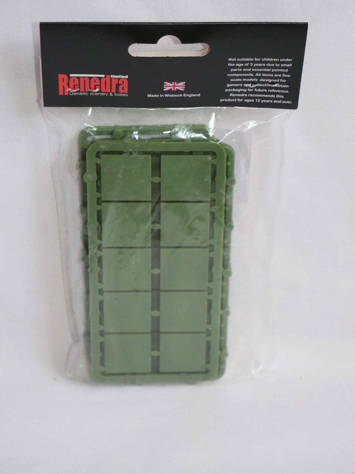 Renedra Limited Generic Scenery & Bases 20 x 20mm Bases 40 Per Pack - RN2020