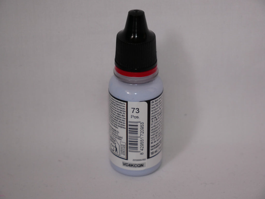 Vallejo Game Color Acrylics Glacier Blue 18ml/0.6 fl oz Dropper Bottle - 72.095