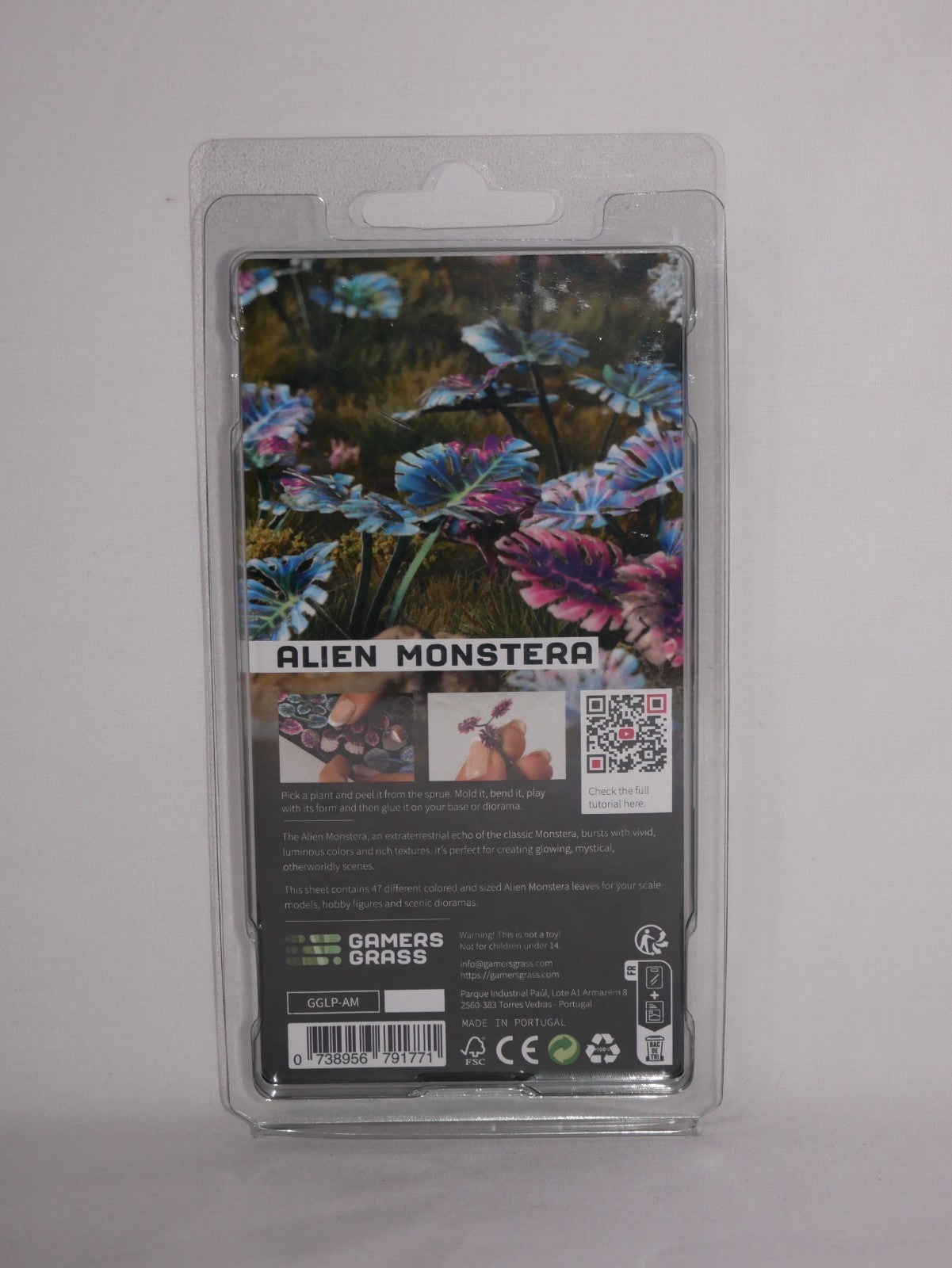 Gamers Grass Full Color Laser Cut Plants Alien Monstera (47) Per Pack - GGLP-AM