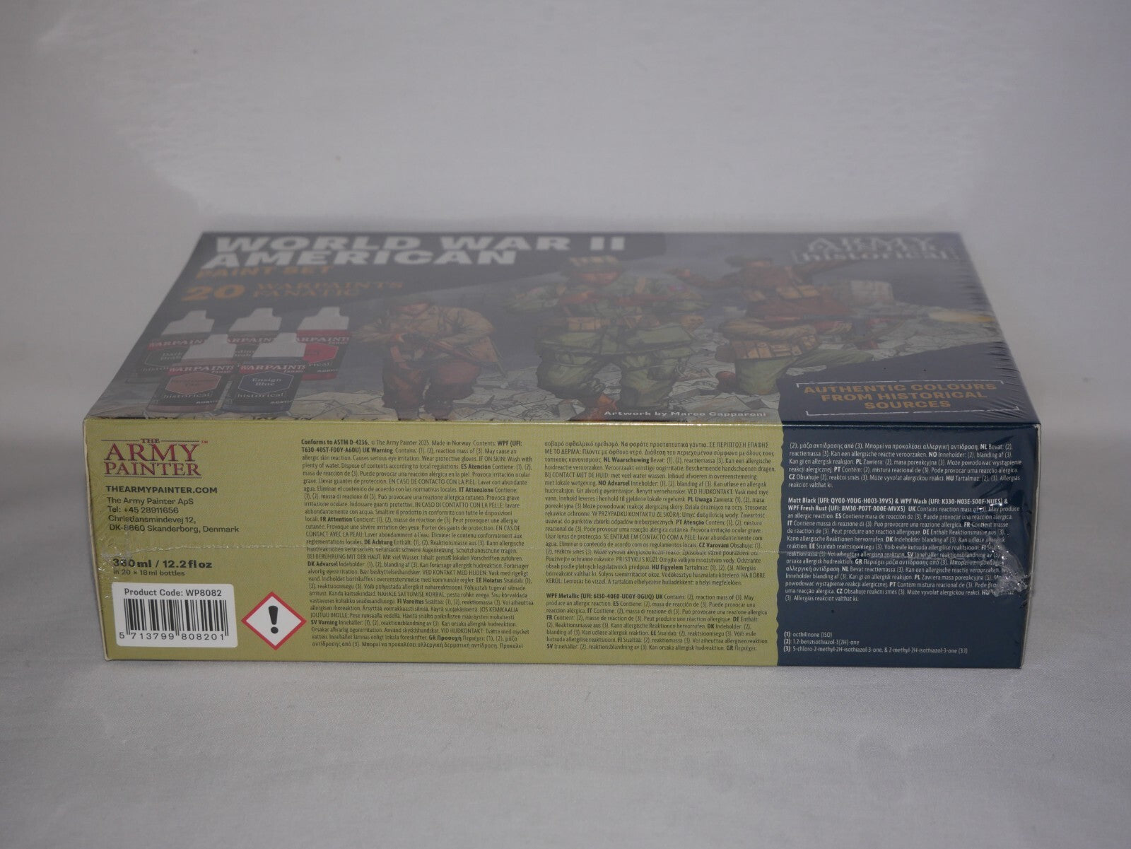 The Army Painter Historical World War II American Paint Set (20 Colours) WP8082