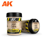 AK Interactive Diorama Series Terrains Light Earth Acrylic 250ml Tub AK8021