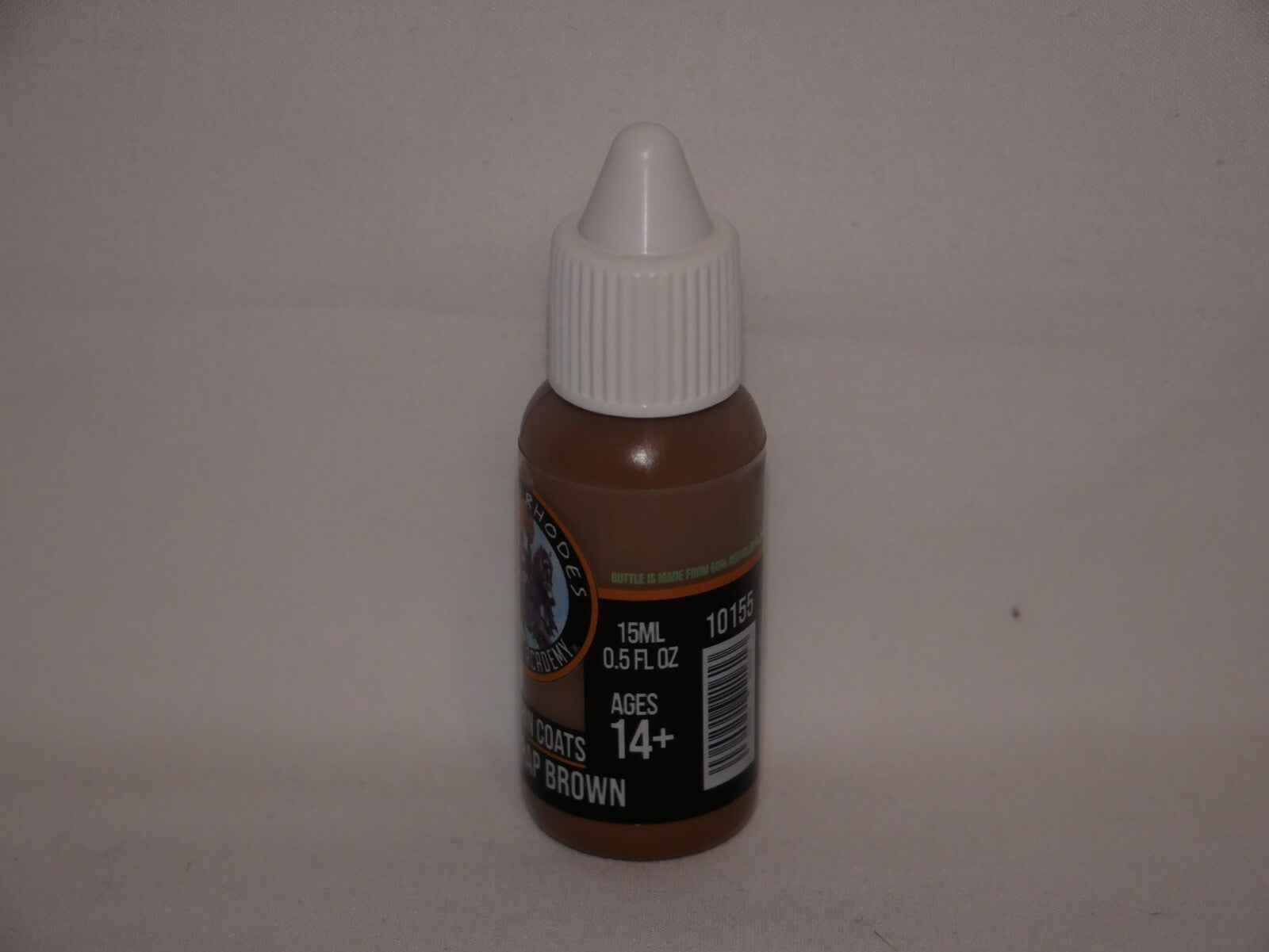 Duncan Rhodes Painting Academy Two Thin Coats Boot Strap Brown 15ml Bottle 10155