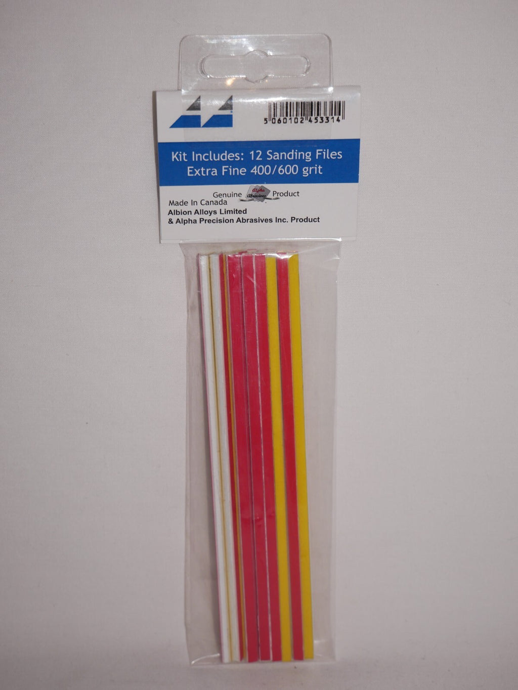 Albion Alloys Professional Extra Fine Sanding Files 400/600 Grit 165mm x 3mm - 140